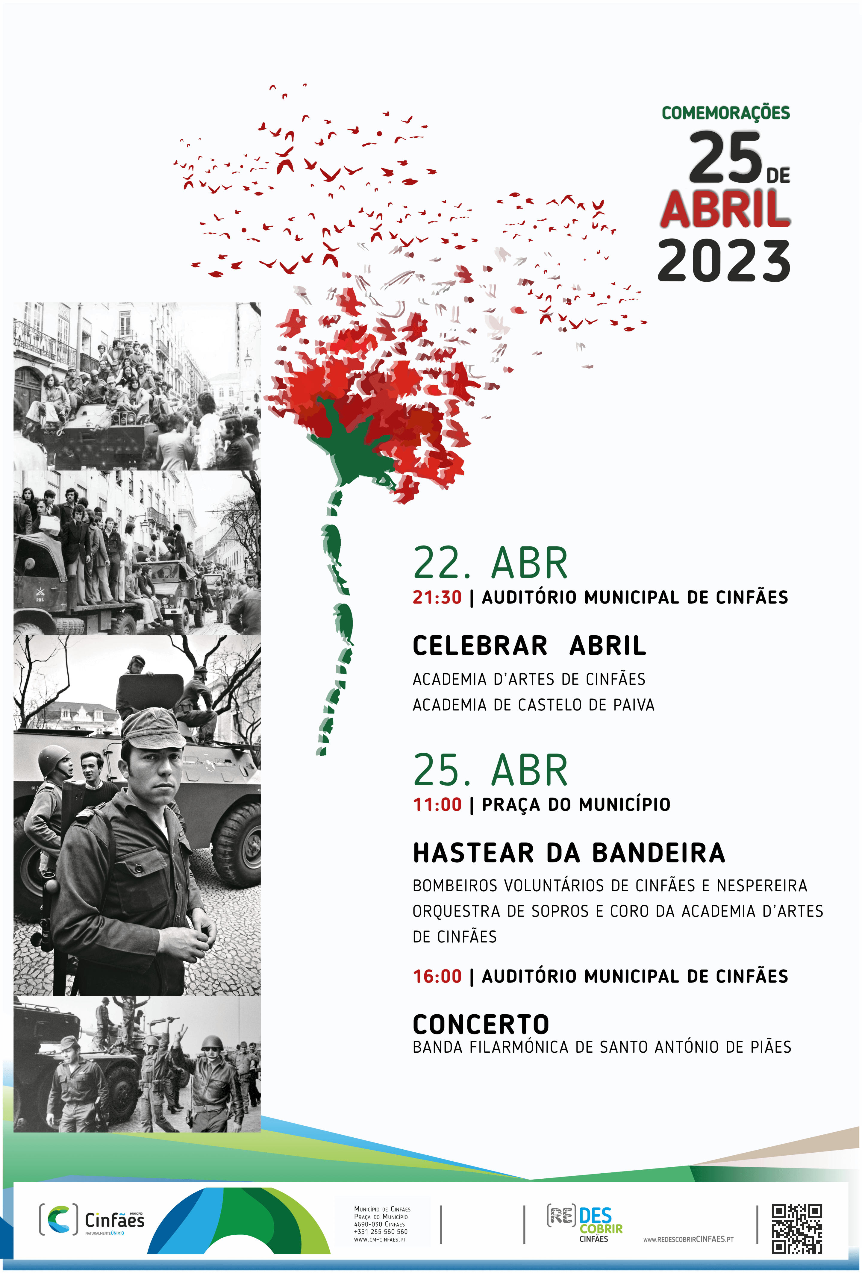 Cinfães celebra o 25 de abril!