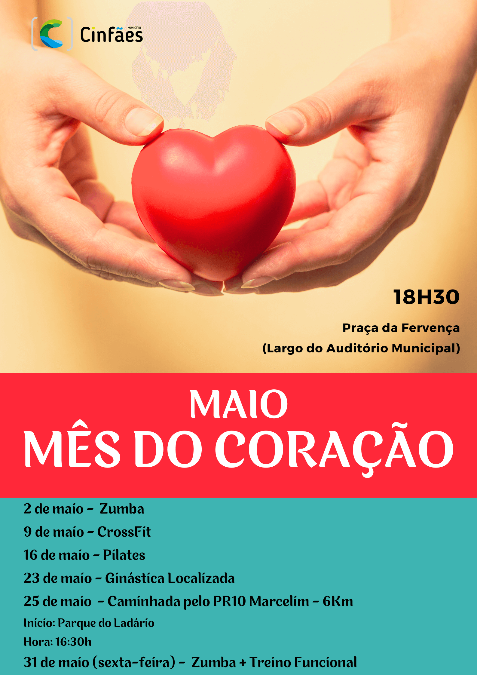 Cinfães dedica maio ao Coração! Junte-se a nós!