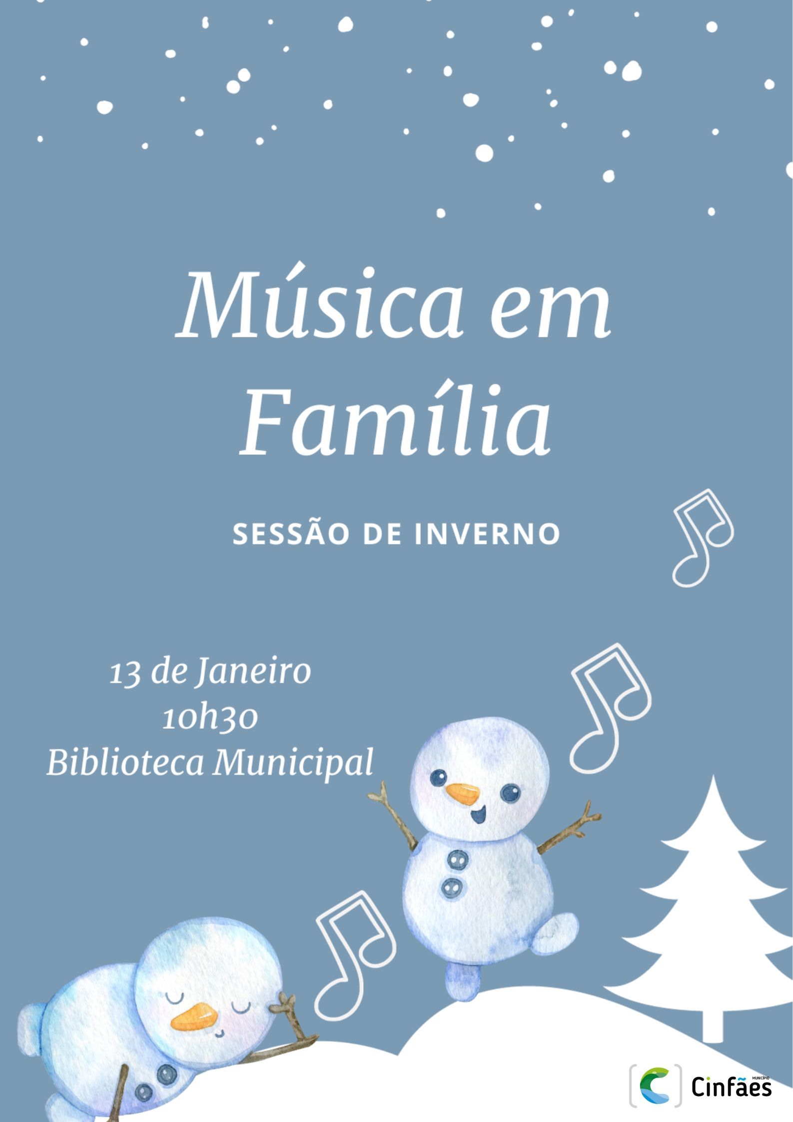 O Inverno chegou!  E para o celebrar está de volta mais uma sessão de música em família