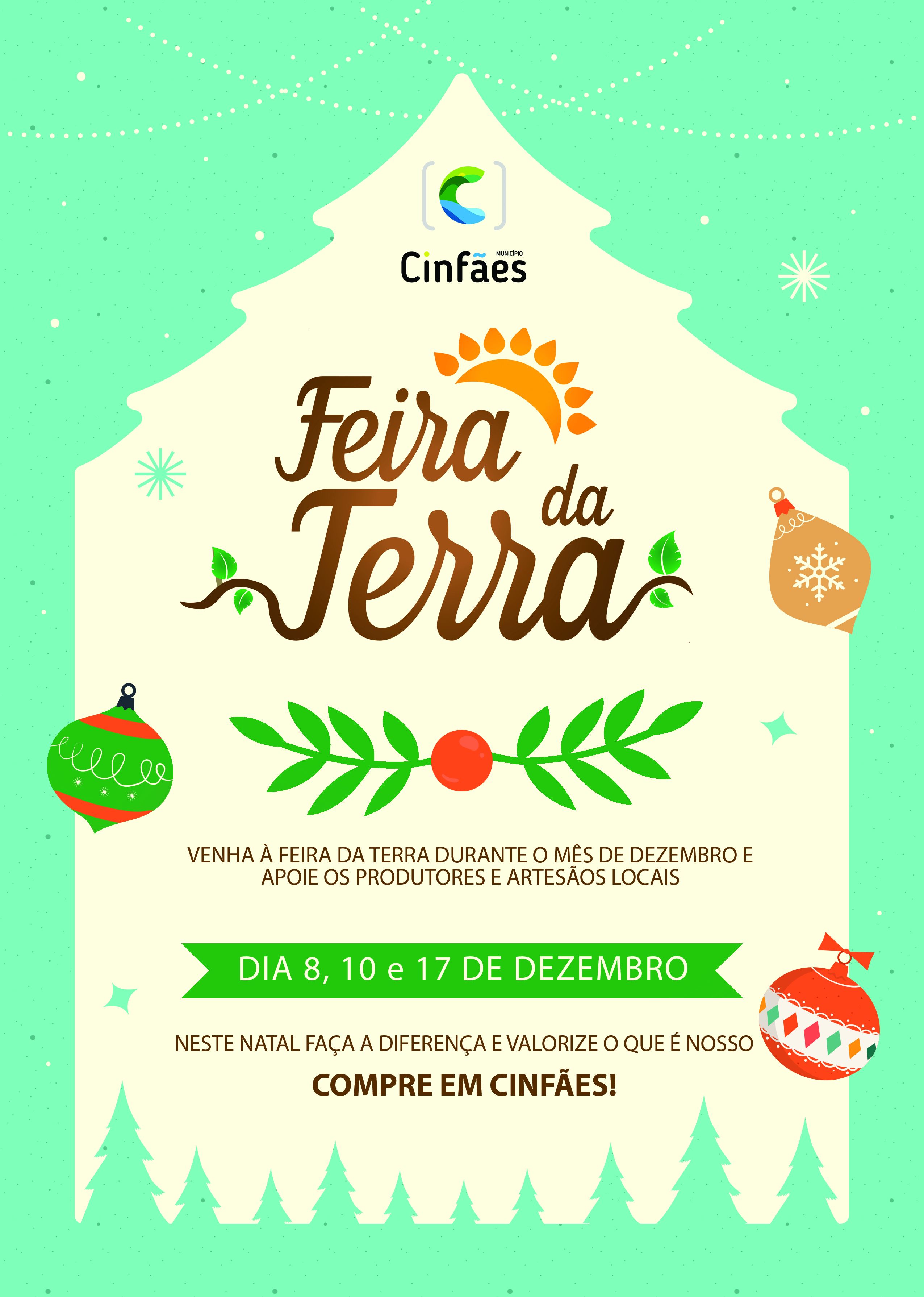 Feira da Terra nos dias 8, 10 e 17 de dezembro!