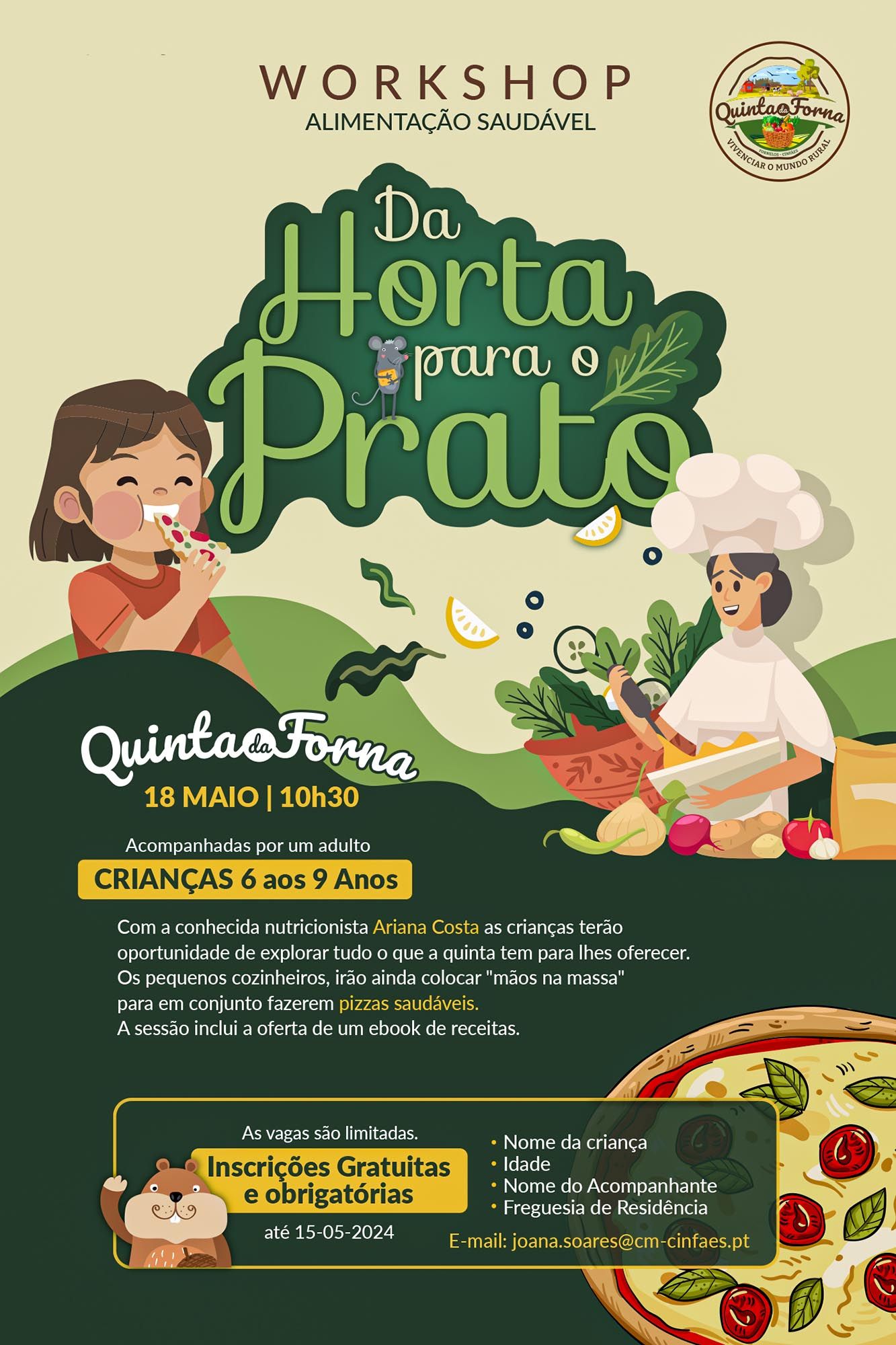 Câmara promove ciclo de 3 workshop’s sobre alimentação saudável